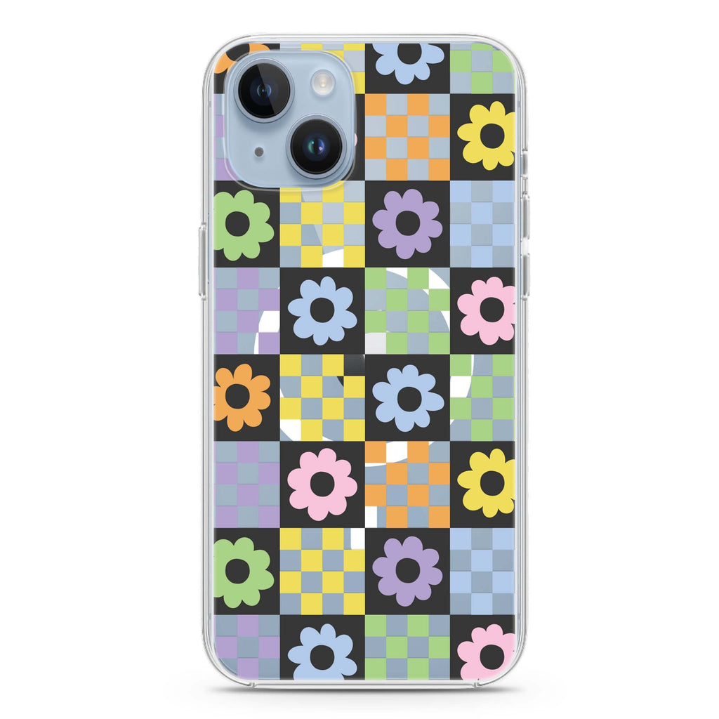 Flowers iPhone 14 Magsafe 兼容水晶透明保護殼