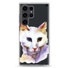 Watercolour Cat Samsung Galaxy Ultra 透明保護殼，適用 S26/S25/S24/S23 Ultra，圖1