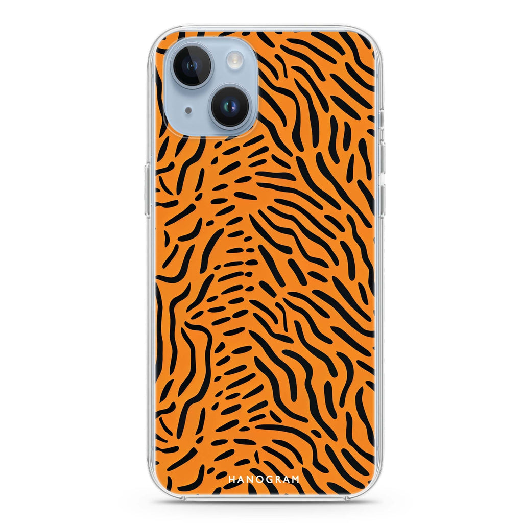 Leopard print iPhone 14 Plus Magsafe 兼容水晶透明保護殼