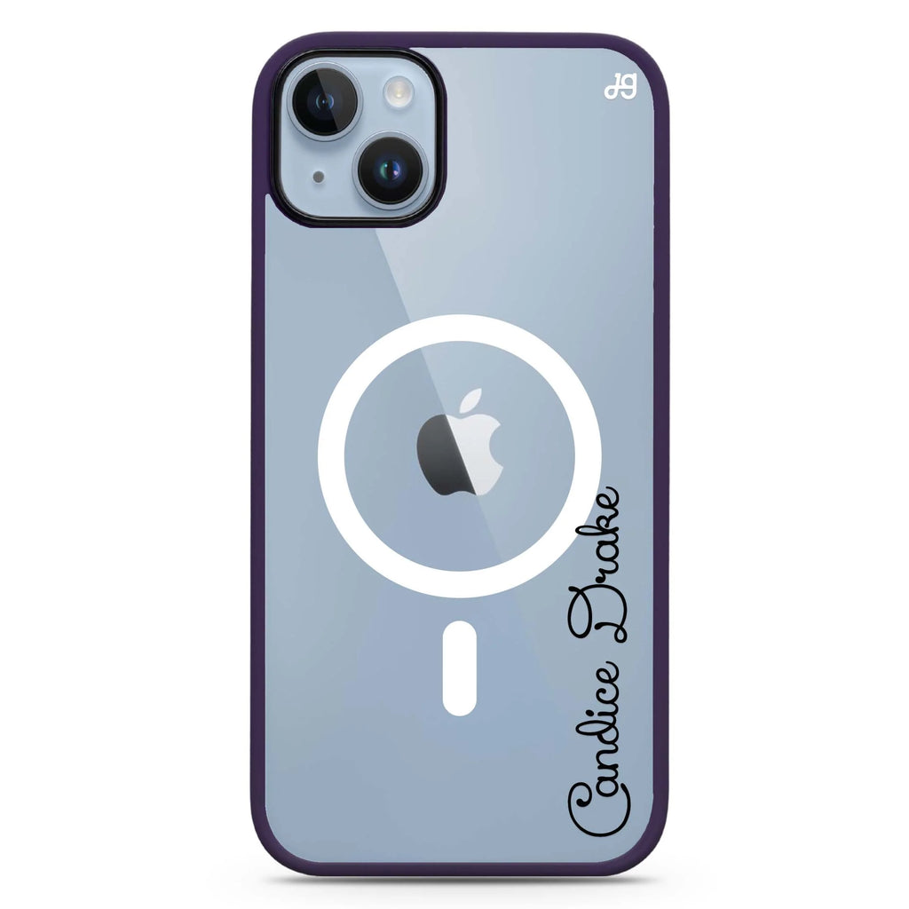 Delicacy Custom Name iPhone 14 Plus Magsafe 兼容防衝擊保護殼