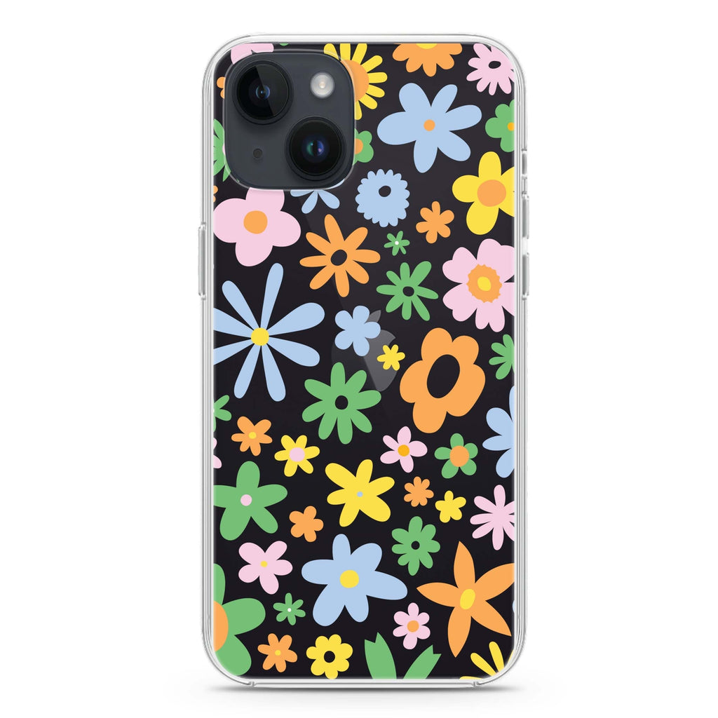 Flowers iPhone 14 水晶透明保護殼