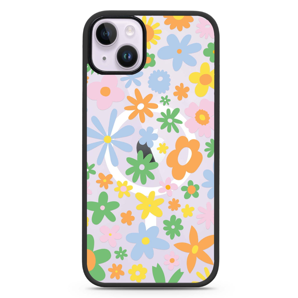 Flowers iPhone 14 Plus Magsafe 兼容防衝擊保護殼