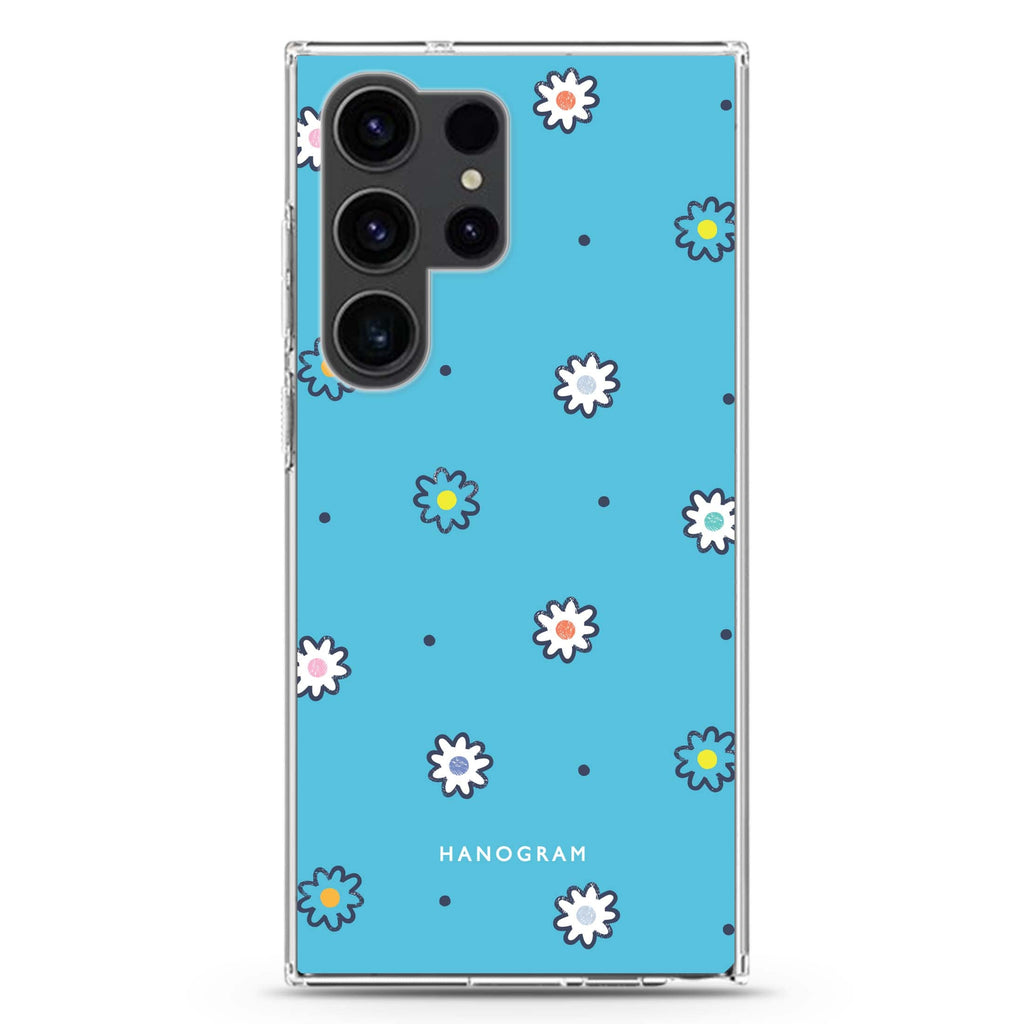 Little Floral Samsung Galaxy Ultra 透明保護殼，適用 S26/S25/S24/S23 Ultra，圖1