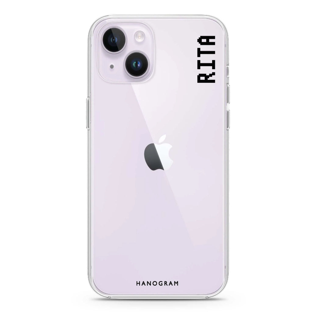Pixel Custom Name II iPhone 14 水晶透明保護殼