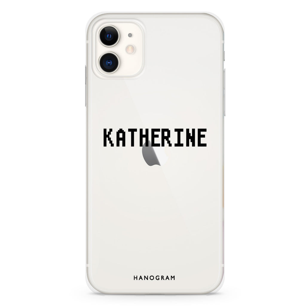 Pixel Custom Name iPhone 11 水晶透明保護殼