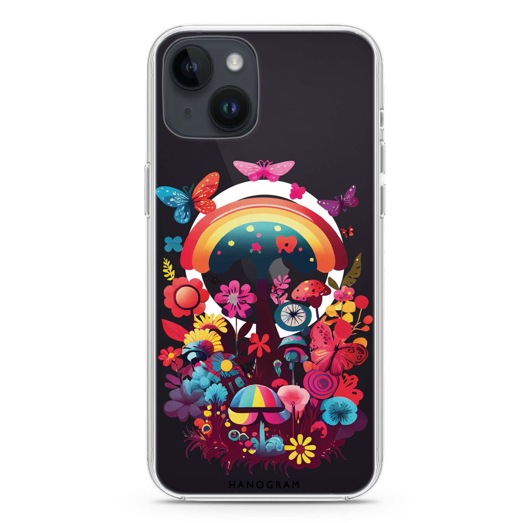Magic Garden iPhone 14 Plus Magsafe 兼容水晶透明保護殼
