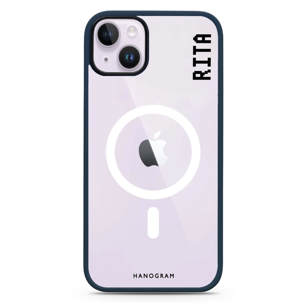 Pixel Custom Name II iPhone 14 Plus Magsafe 兼容防衝擊保護殼