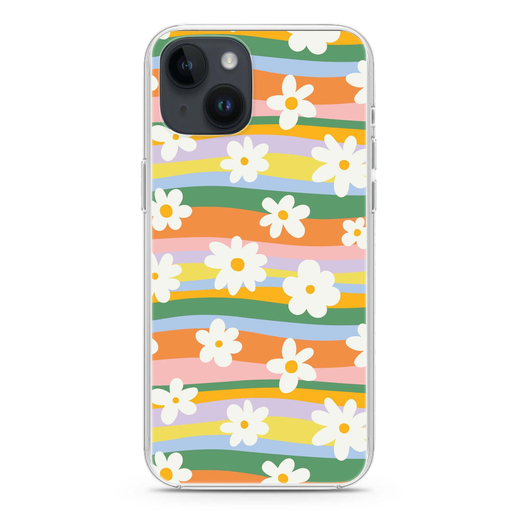 Flowers iPhone 14 Magsafe 兼容水晶透明保護殼