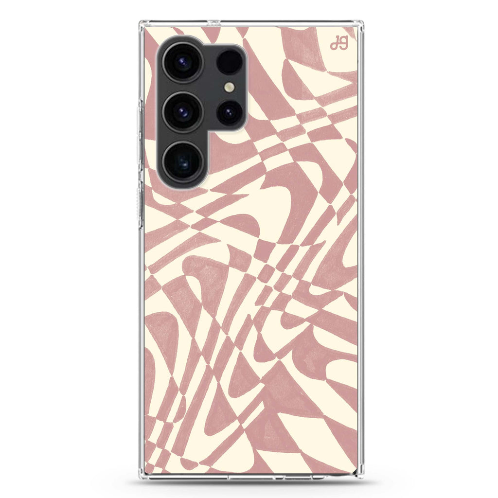 Abstract Paint Pattern Samsung Galaxy Ultra 透明保護殼，適用 S26/S25/S24/S23 Ultra，圖1