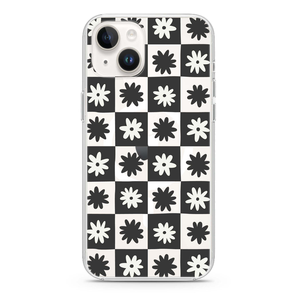 Flowers iPhone 14 Plus Magsafe 兼容水晶透明保護殼