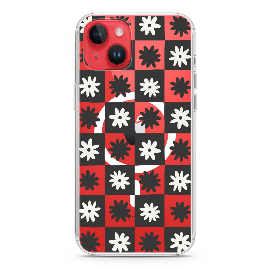 Flowers iPhone 14 Magsafe 兼容水晶透明保護殼