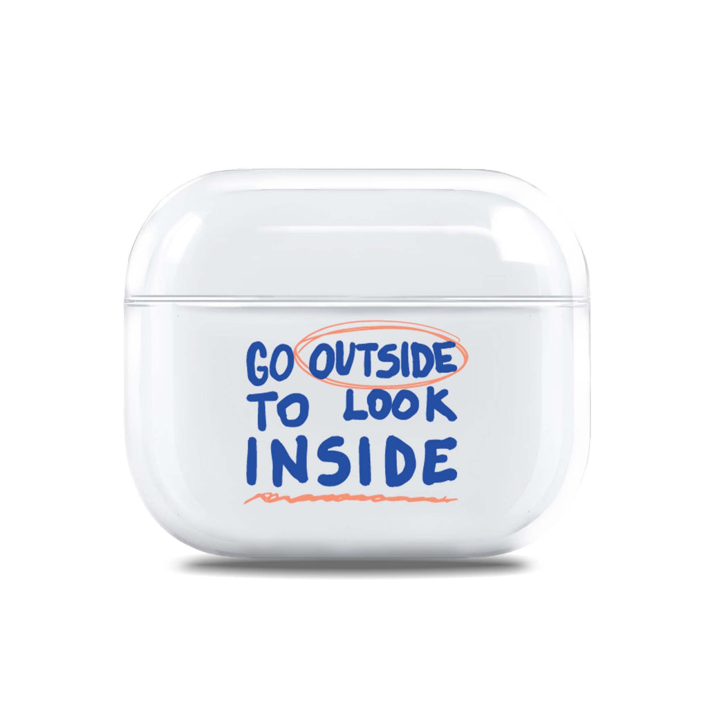 Go Outside to Look INSIDE AirPods 透明保護殻