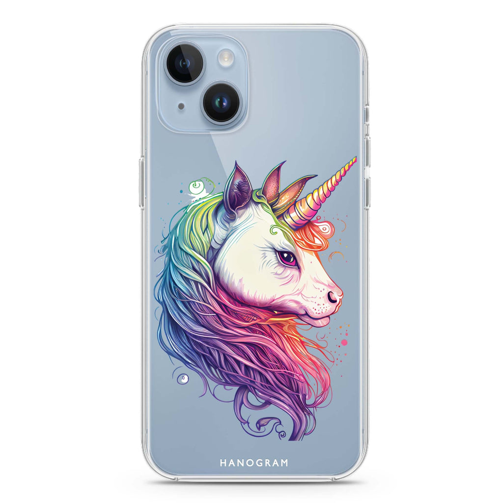 A unicorn iPhone 14 水晶透明保護殼
