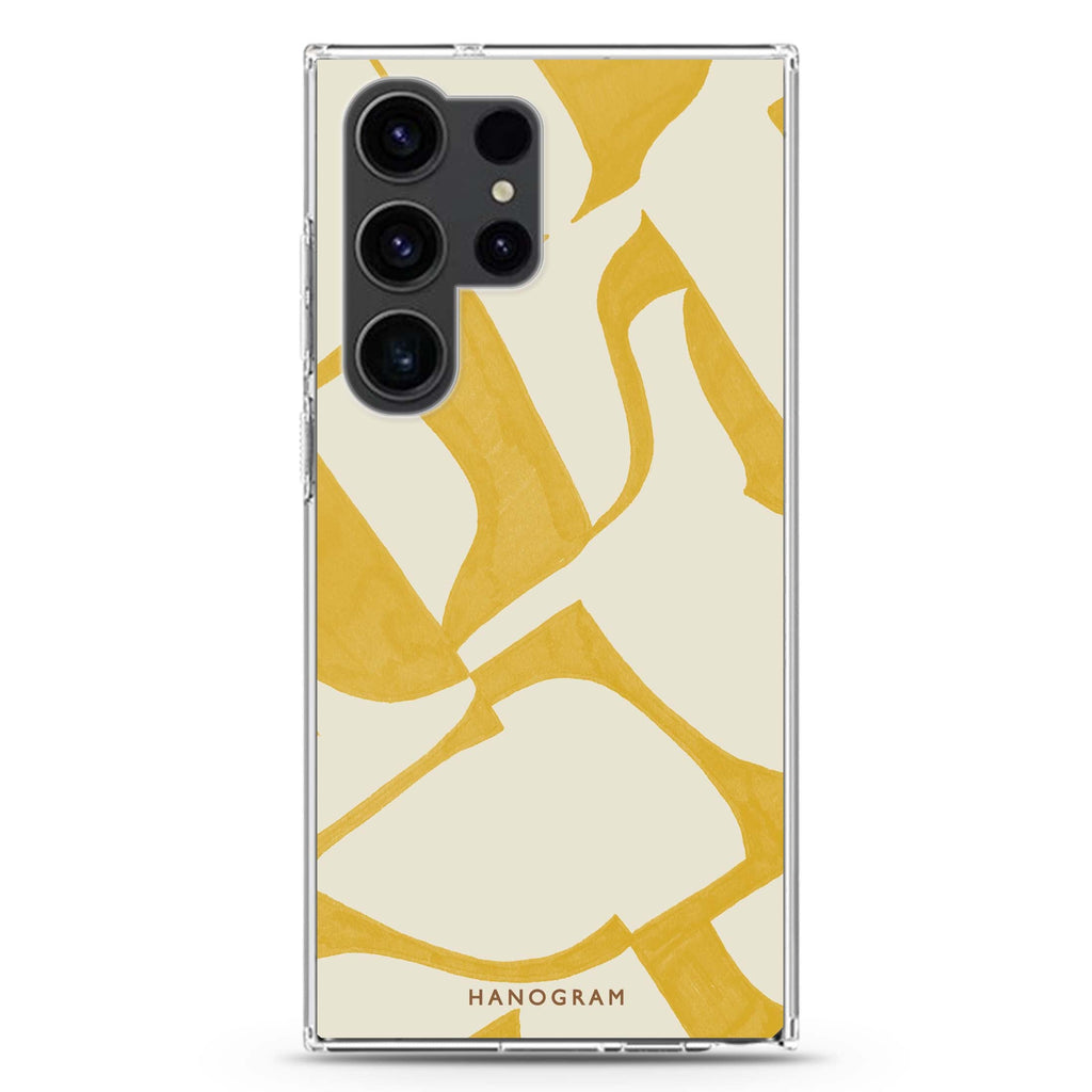 Abstract Paint Pattern Samsung Galaxy Ultra 透明保護殼，適用 S26/S25/S24/S23 Ultra，圖1