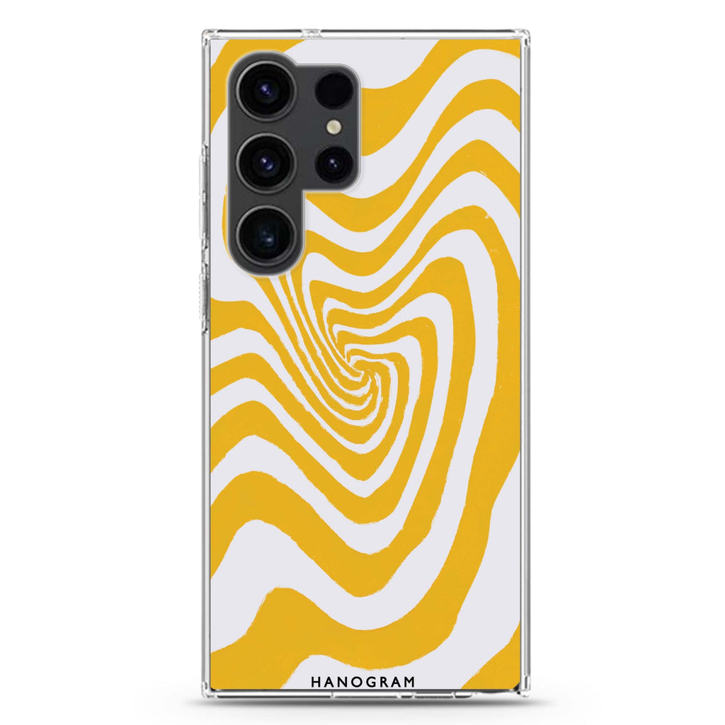 Abstract Paint Pattern Samsung Galaxy Ultra 透明保護殼，適用 S26/S25/S24/S23 Ultra，圖1
