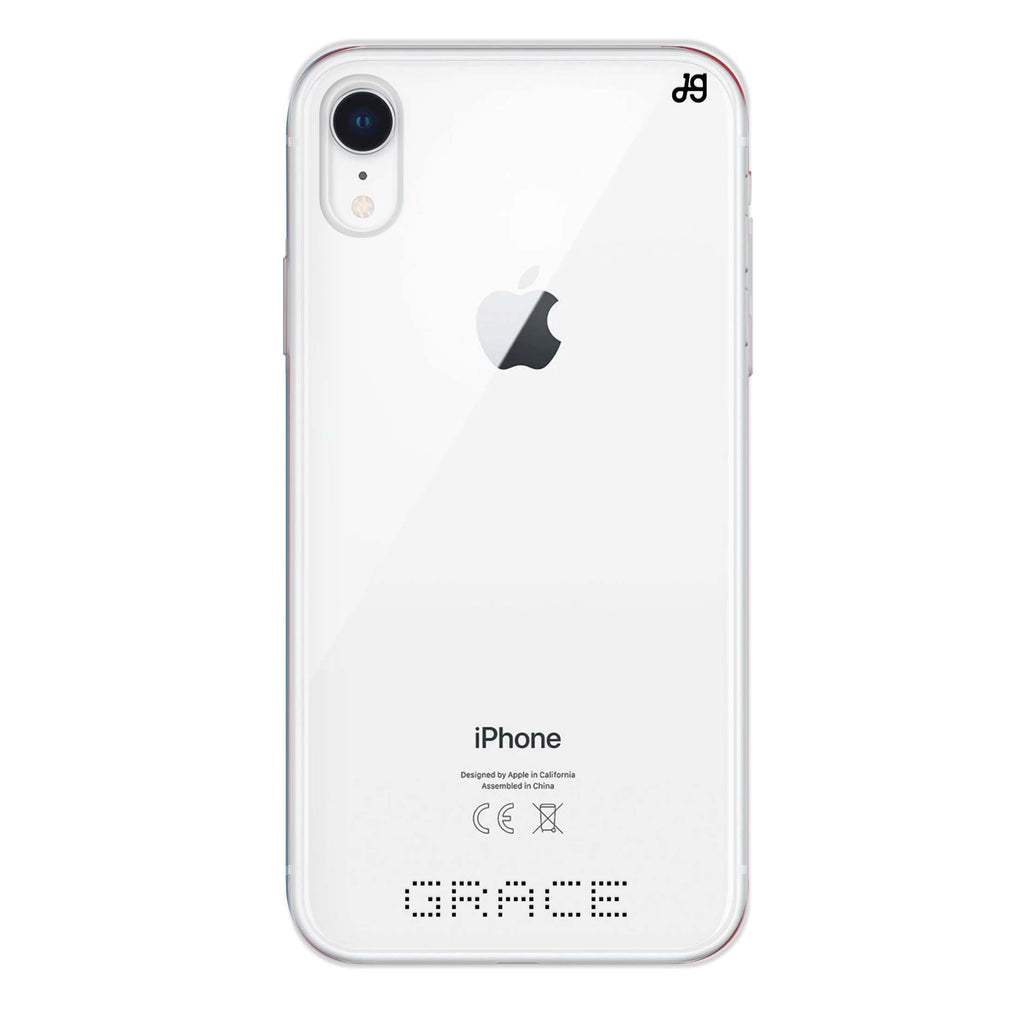 Digital Name II iPhone XR 水晶透明保護殼