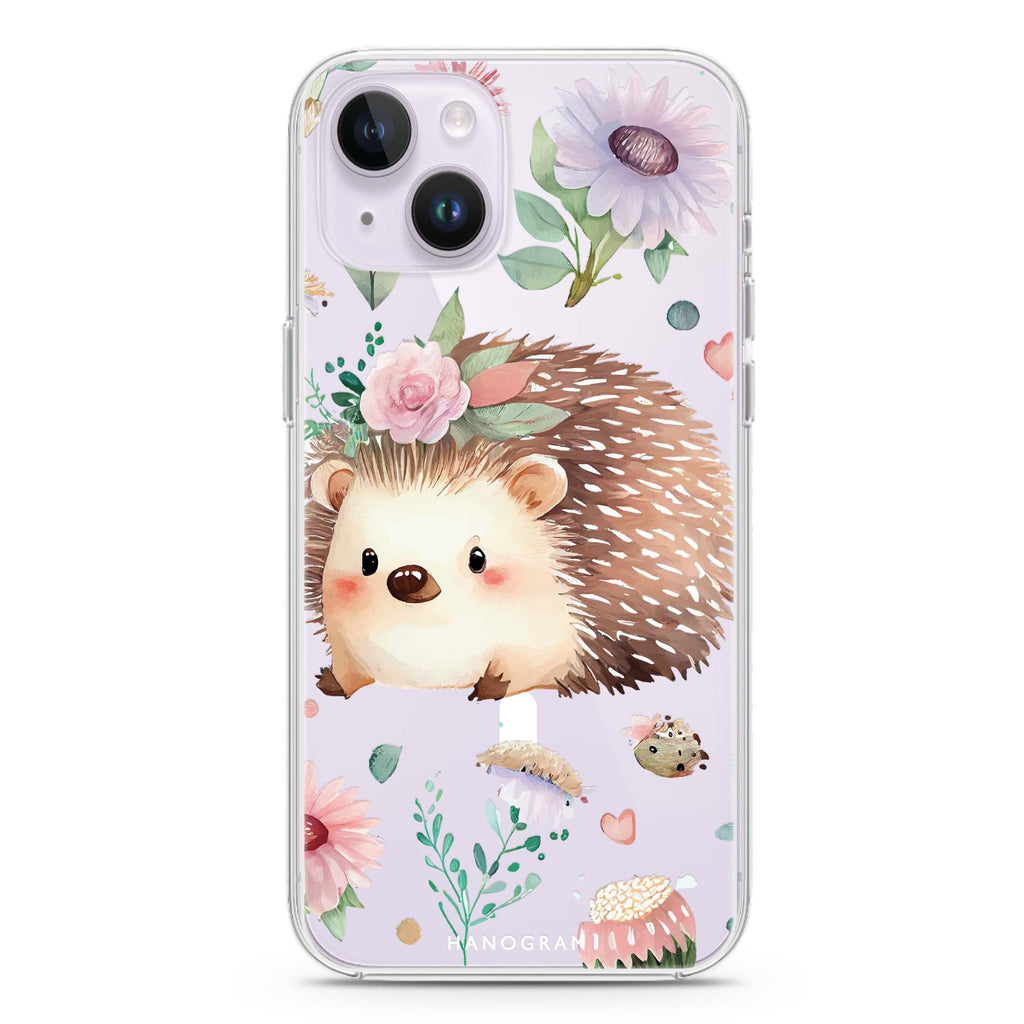 Hedgehog iPhone 14 Plus Magsafe 兼容水晶透明保護殼