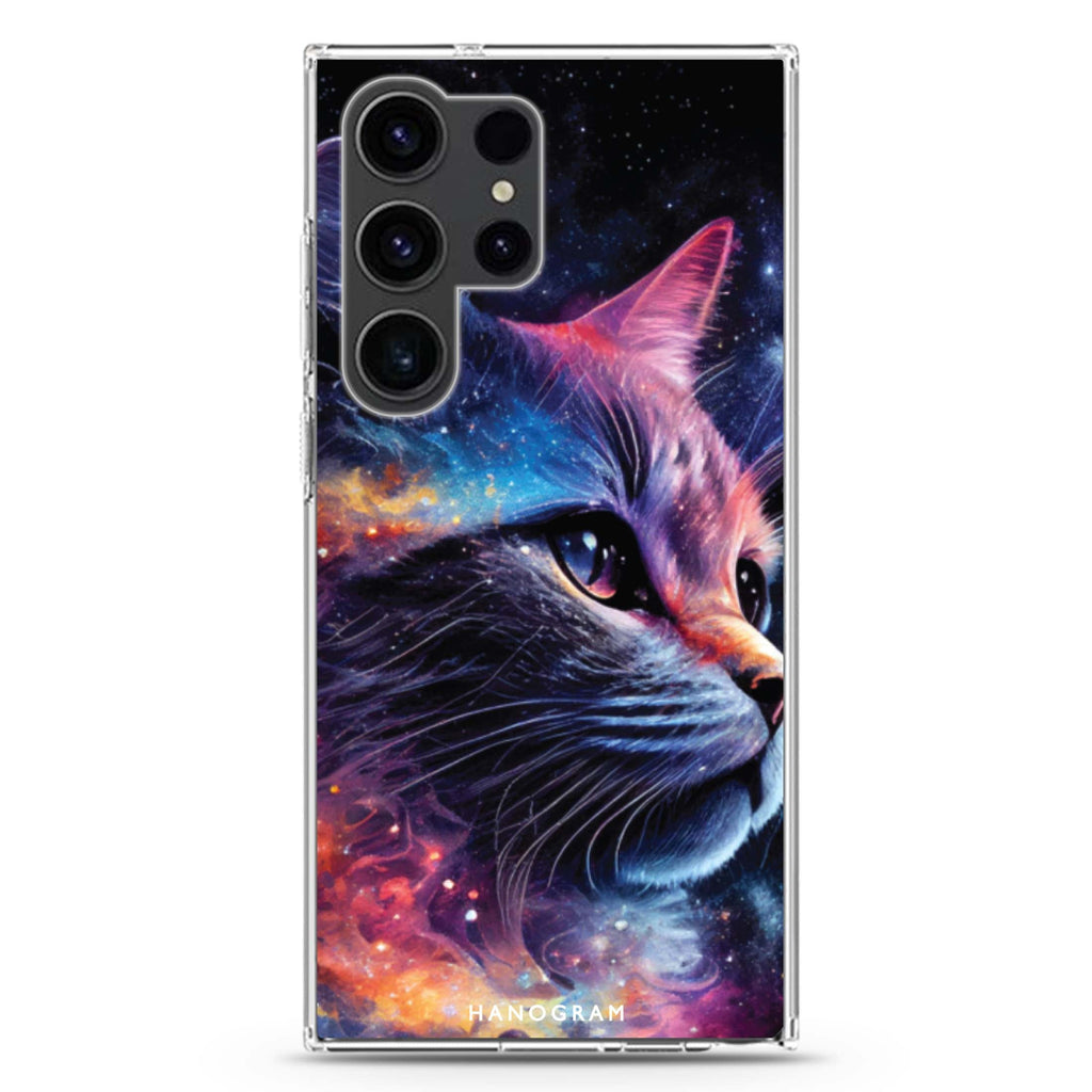 Galaxy Cat Samsung Galaxy Ultra 透明保護殼，適用 S26/S25/S24/S23 Ultra，圖1