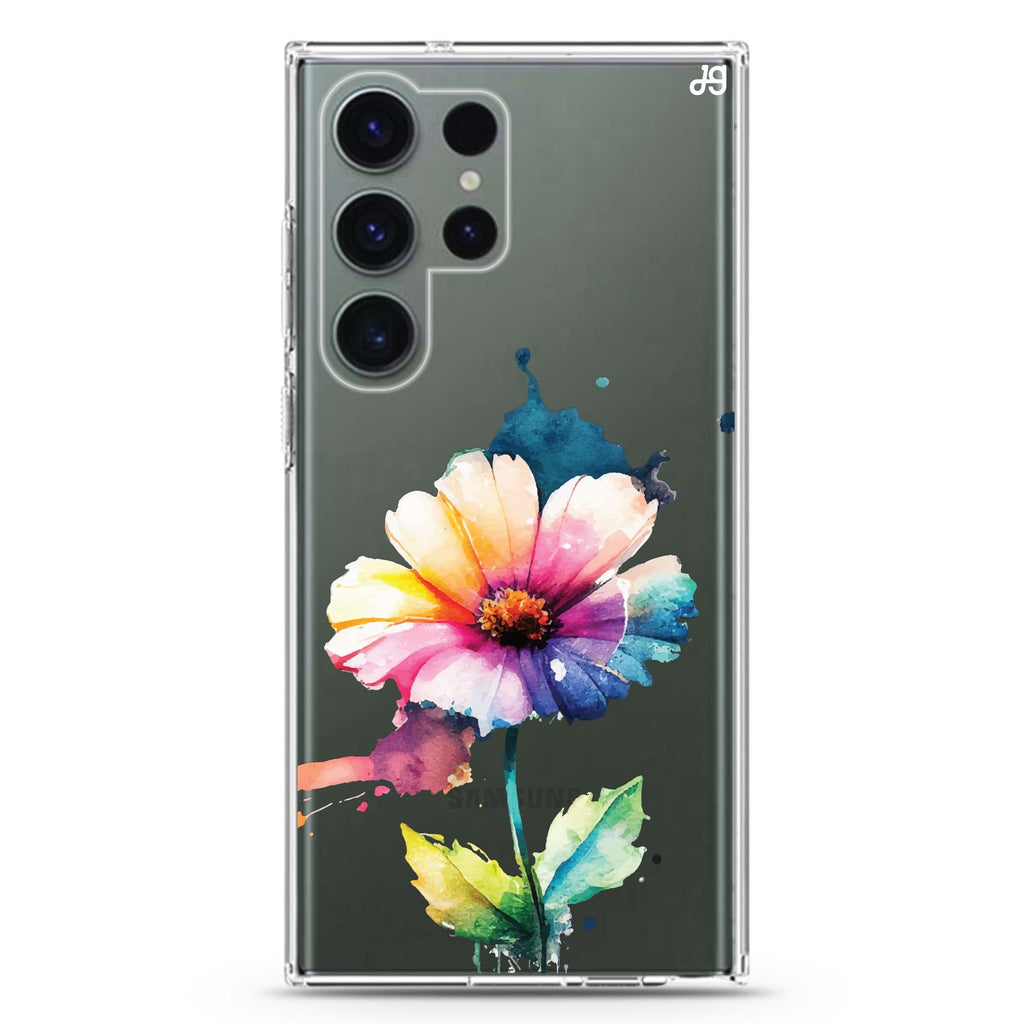 A Beautiful Flower Samsung Galaxy S22 Ultra 水晶透明保護殼