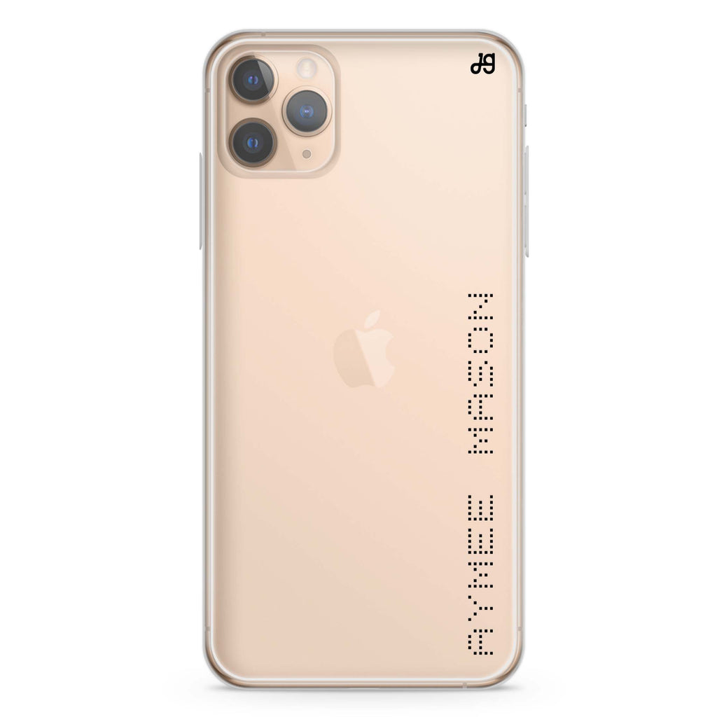 Digital Name iPhone 11 Pro Max 水晶透明保護殼