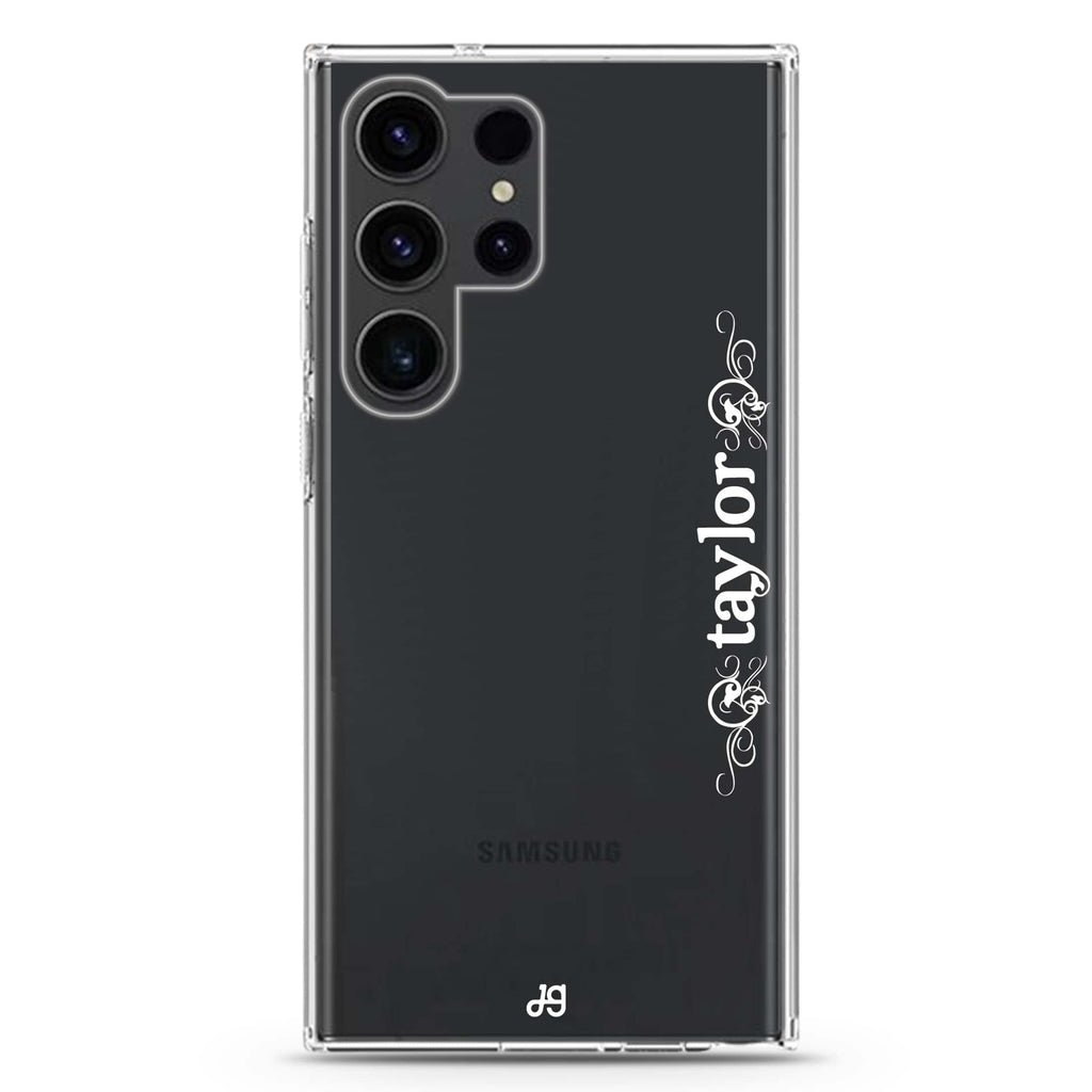 Grand Custom Name Samsung Galaxy Ultra 可加名字透明保護殼，適用 S26/S25/S24/S23 Ultra，圖1