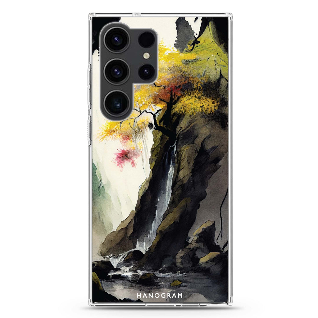 Japanese painting Samsung Galaxy Ultra 透明保護殼，適用 S26/S25/S24/S23 Ultra，圖1