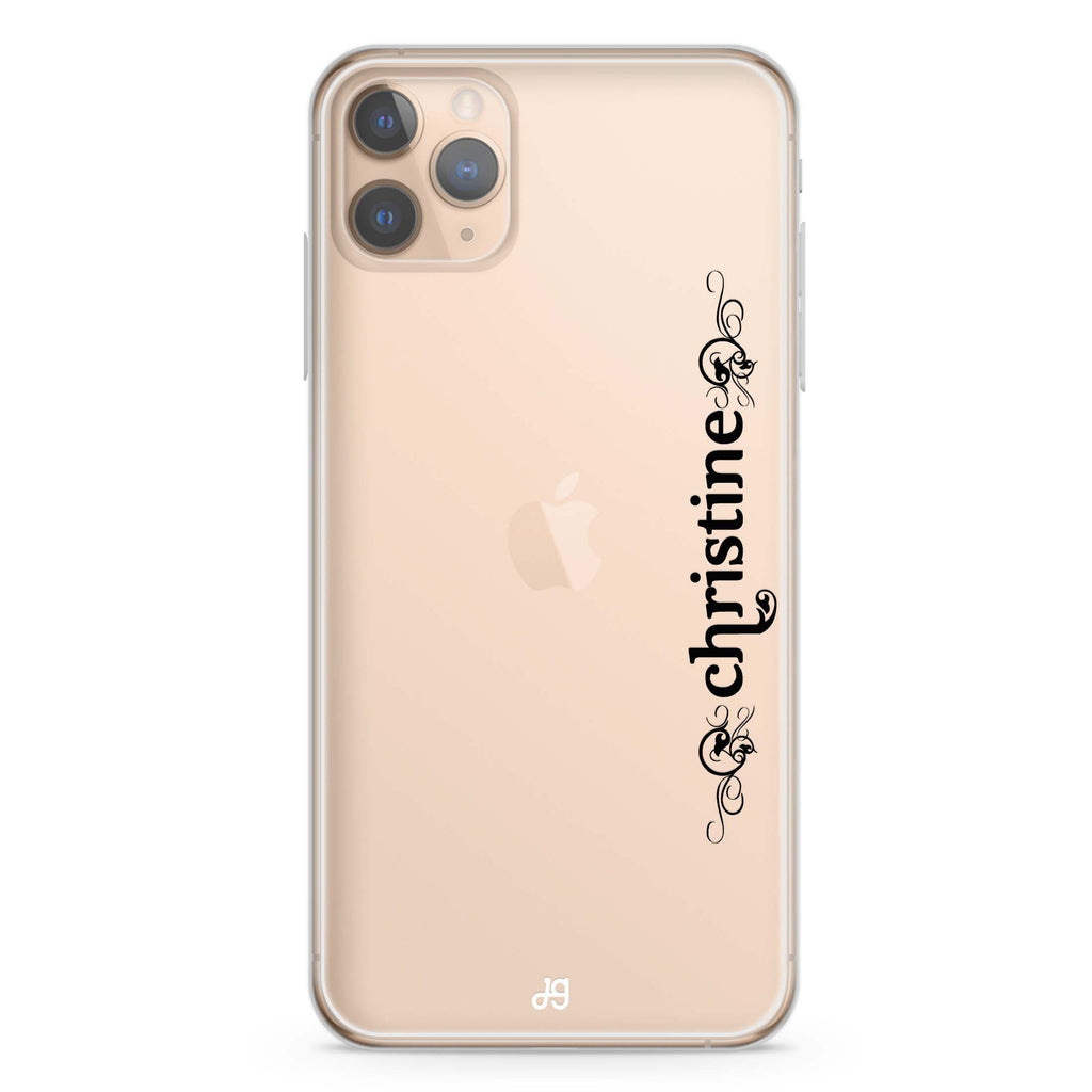 Grand Custom Name iPhone 11 Pro Max 水晶透明保護殼