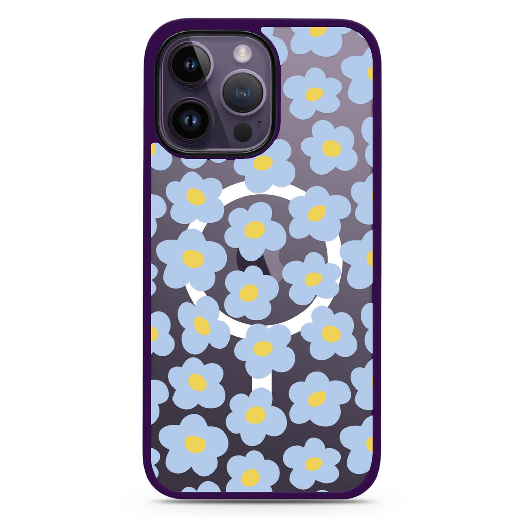 Flowers Pattern Magsafe 兼容防衝擊保護殼