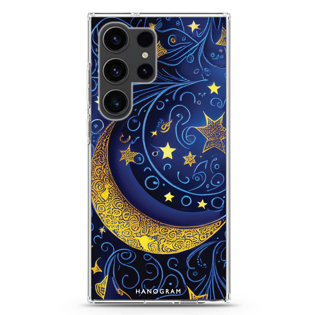 Big Moon Samsung Galaxy Ultra 透明保護殼，適用 S26/S25/S24/S23 Ultra，圖1