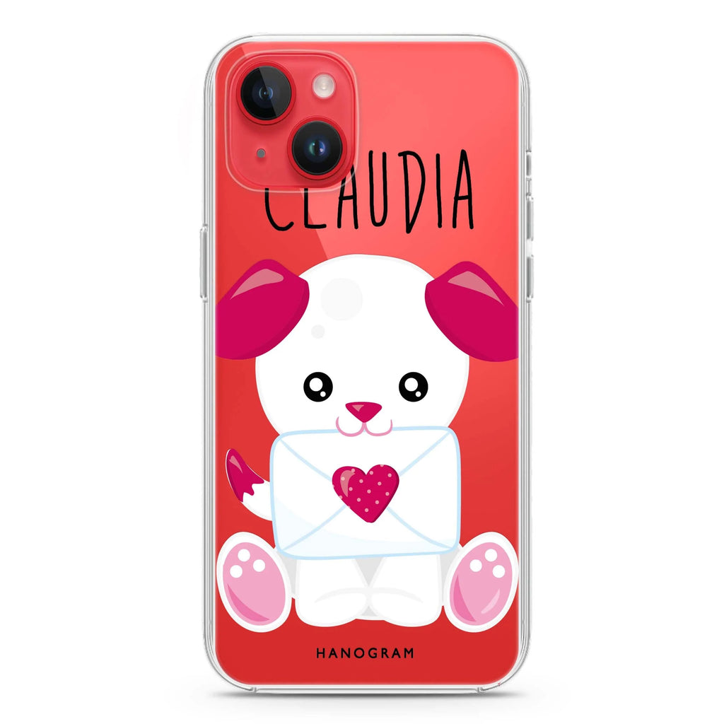Lovely Dog iPhone 14 水晶透明保護殼