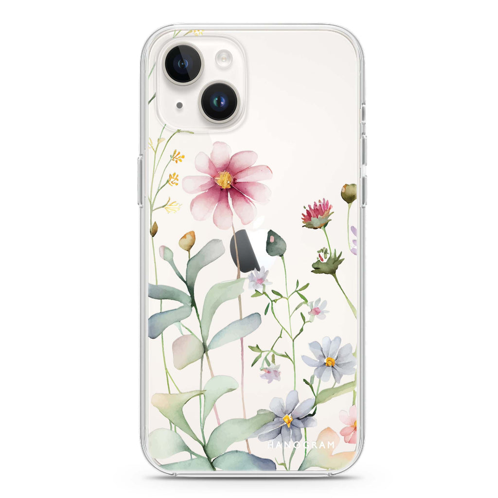 Floral iPhone 14 水晶透明保護殼