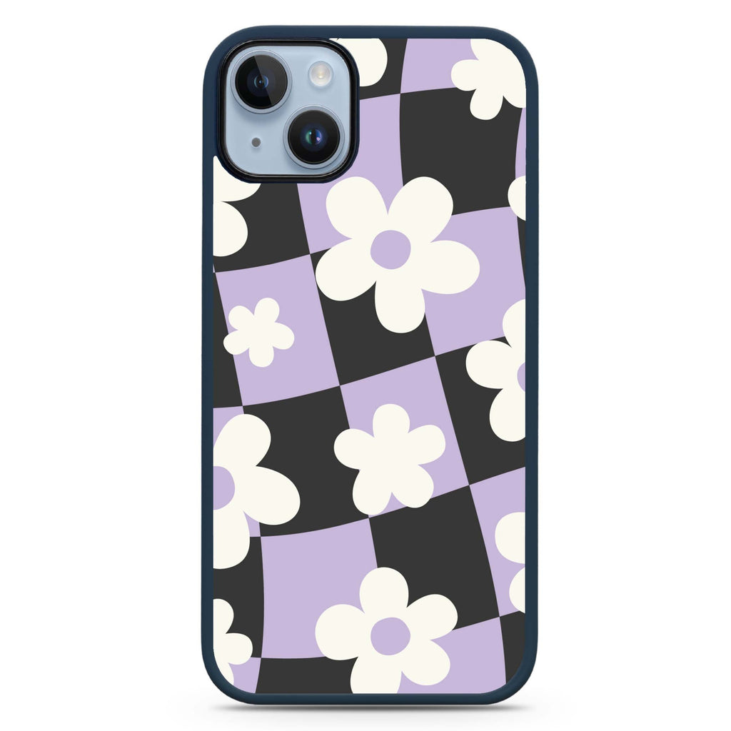 Flowers Pattern iPhone 14 Plus Magsafe 兼容防衝擊保護殼