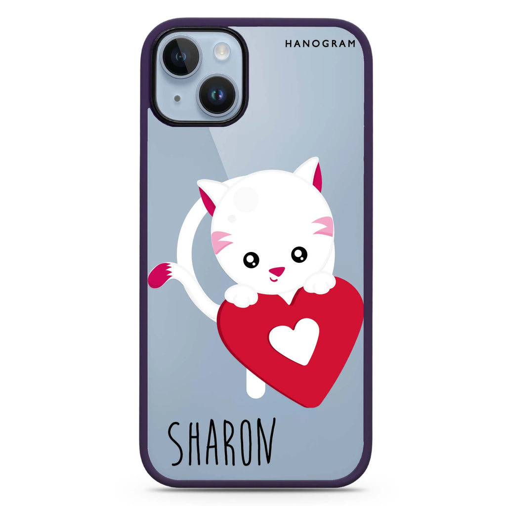 Lovely Cat iPhone 14 Plus Magsafe 兼容防衝擊保護殼