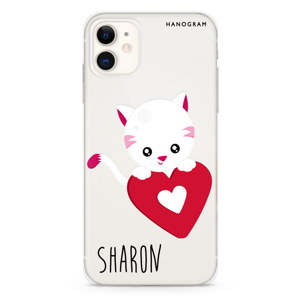 Lovely Cat iPhone 11 水晶透明保護殼