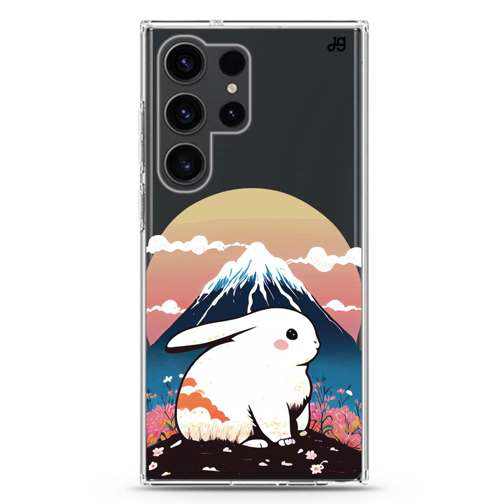 Travel Rabbit Samsung Galaxy Ultra 透明保護殼，適用 S26/S25/S24/S23 Ultra，圖1