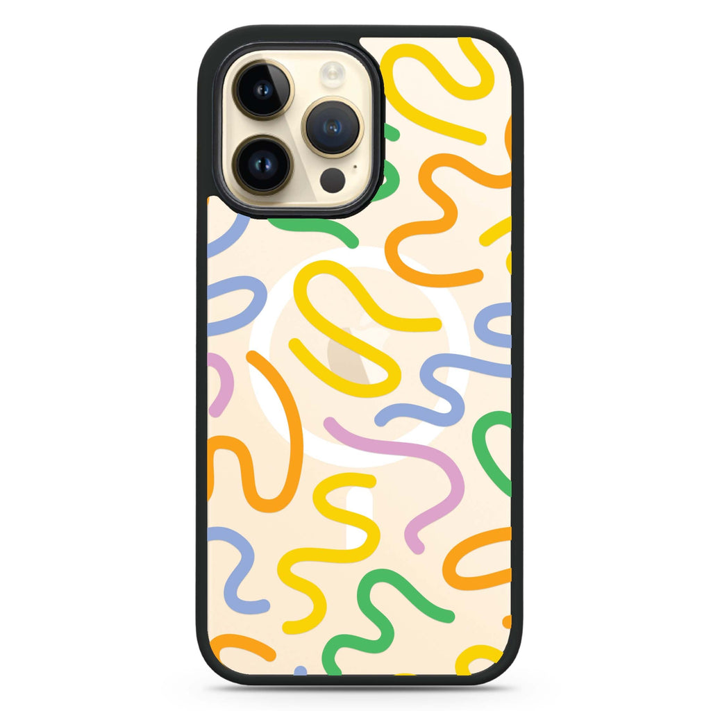 Abstract Doodles Magsafe 兼容防衝擊保護殼