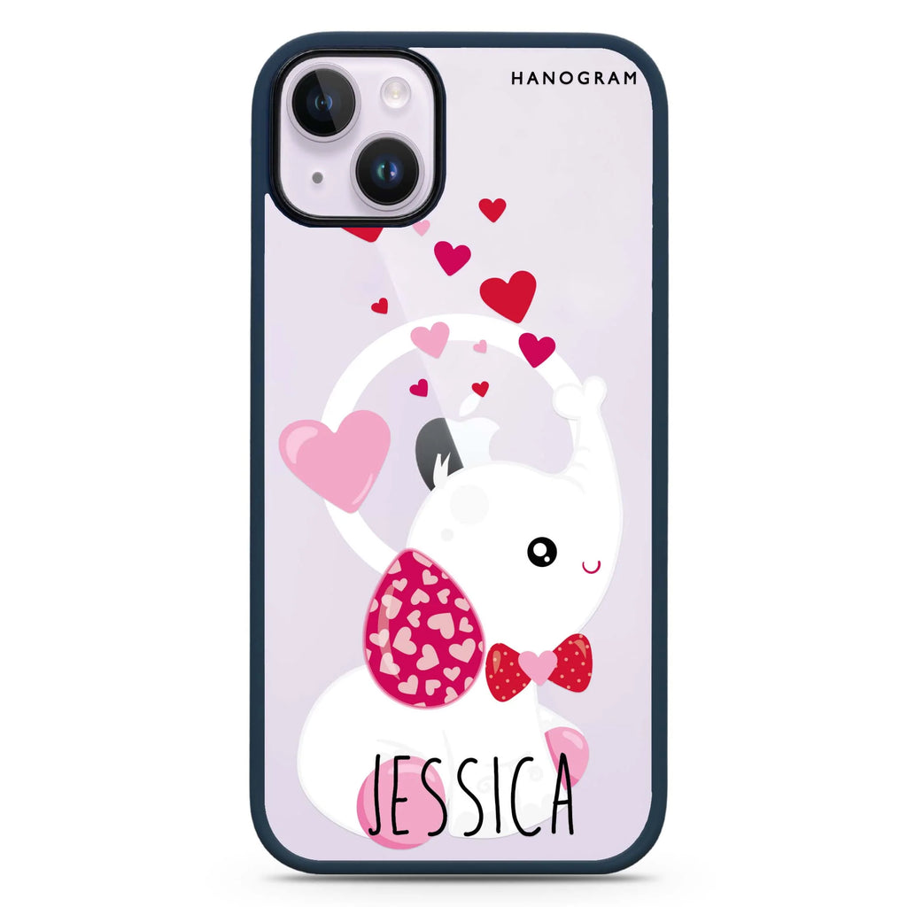 Lovely Elephant iPhone 14 Plus Magsafe 兼容防衝擊保護殼