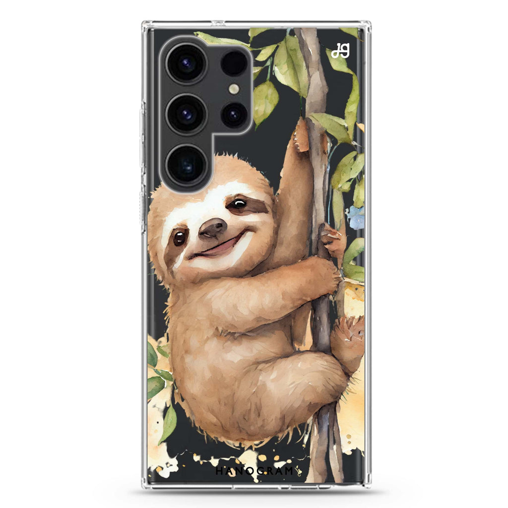 A Sloth Samsung Galaxy Ultra 透明保護殼，適用 S26/S25/S24/S23 Ultra，圖1