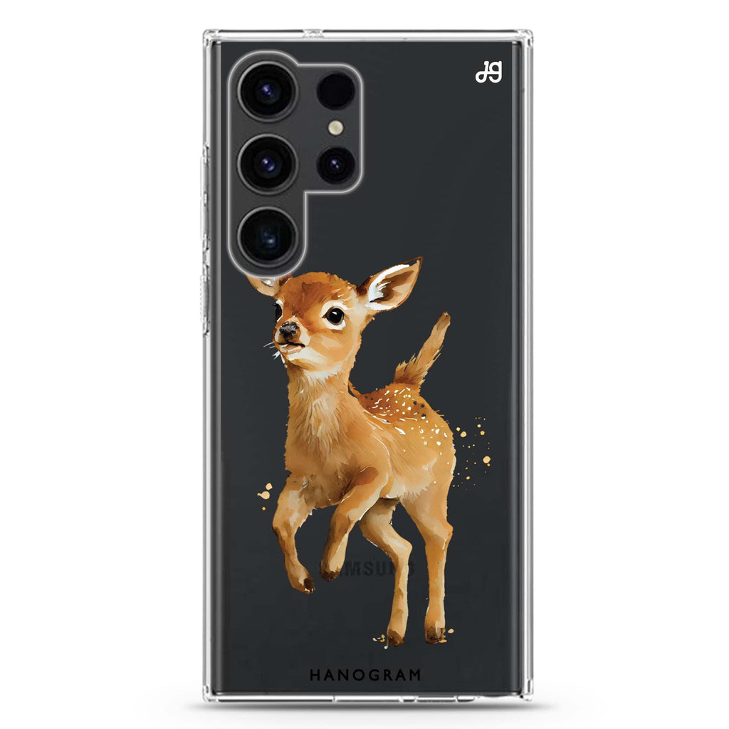 A Deer Samsung Galaxy Ultra 透明保護殼，適用 S26/S25/S24/S23 Ultra，圖1