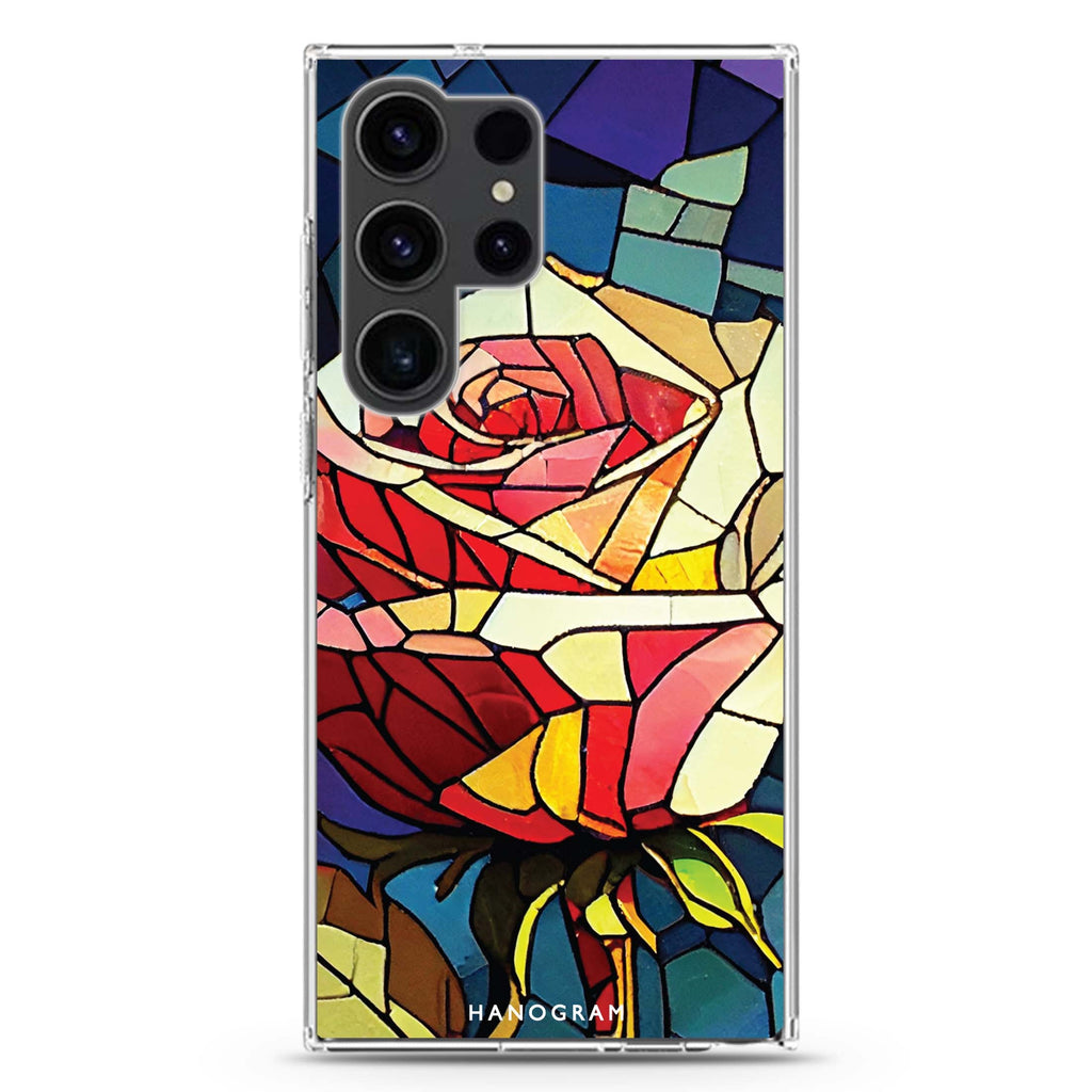 Rose Art Samsung Galaxy Ultra 透明保護殼，適用 S26/S25/S24/S23 Ultra，圖1