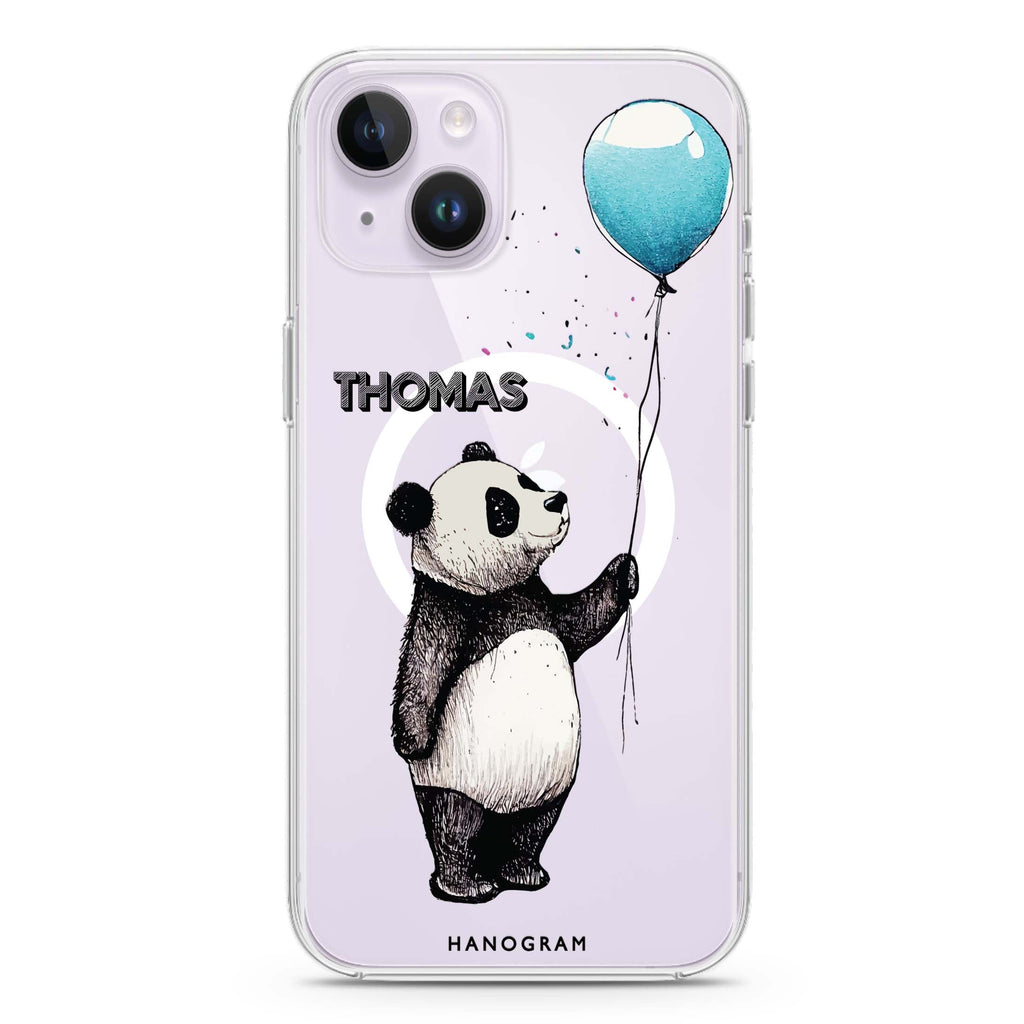 Little Panda iPhone 14 Magsafe 兼容水晶透明保護殼