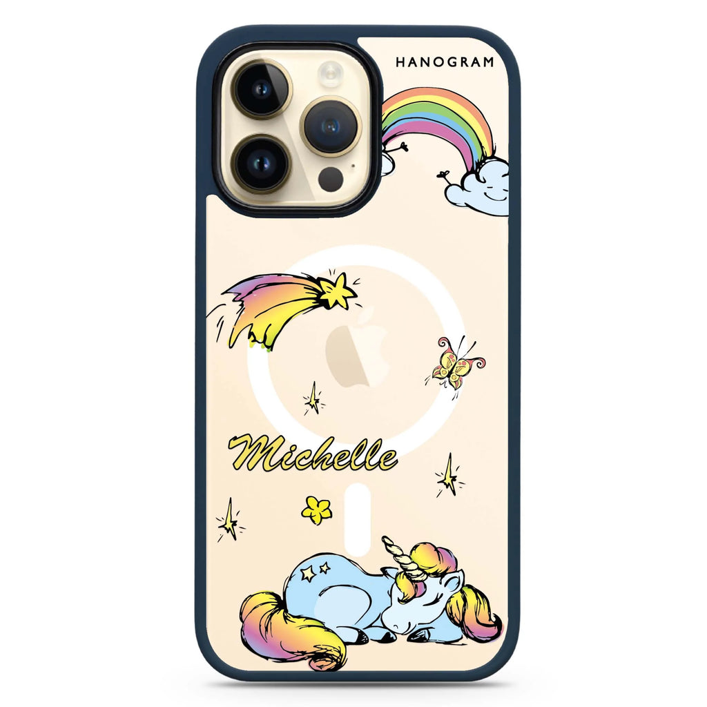 Rainbow Unicorn Magsafe 兼容防衝擊保護殼
