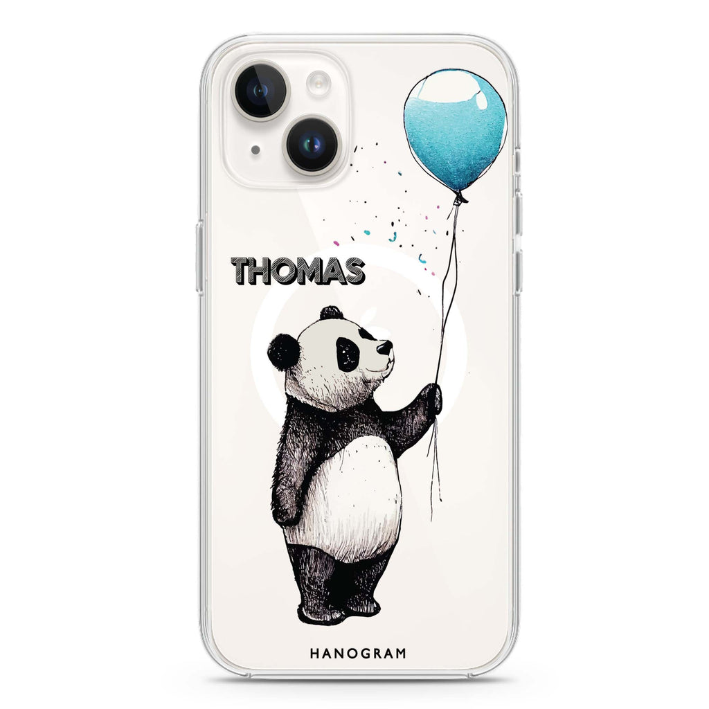 Little Panda iPhone 14 Plus Magsafe 兼容水晶透明保護殼