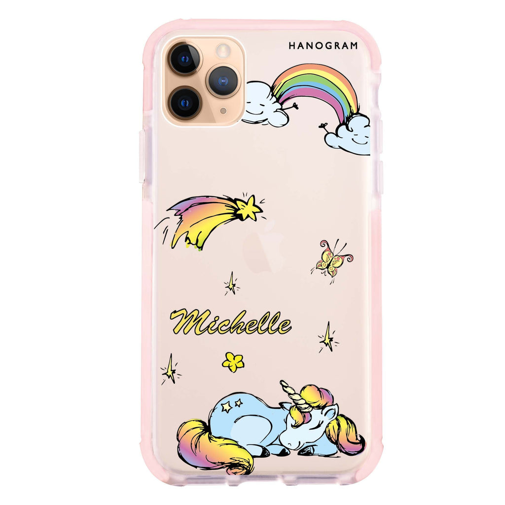 Rainbow Unicorn iPhone 11 Pro 吸震防摔保護殼