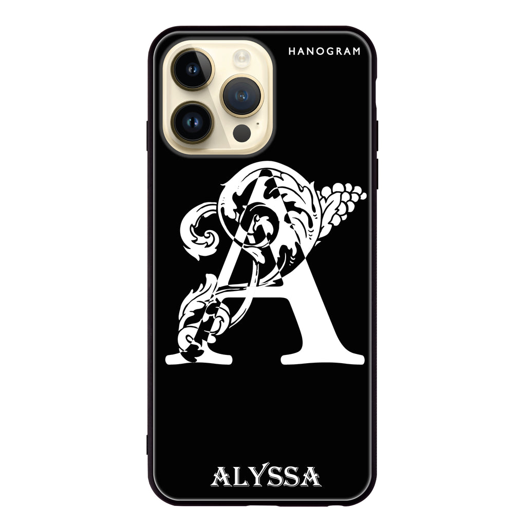 Ornamental Alphabet iPhone 超薄強化玻璃殻