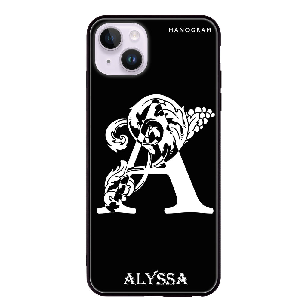 Ornamental Alphabet iPhone 14 超薄強化玻璃殻