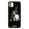 Golden Floral Monogram iPhone 12 超薄強化玻璃殻