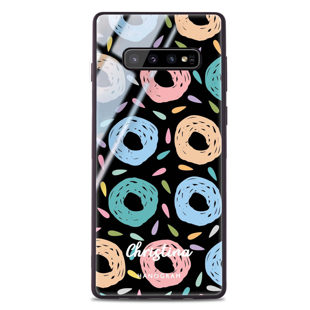 Artistic Donuts Samsung S10 超薄強化玻璃殻