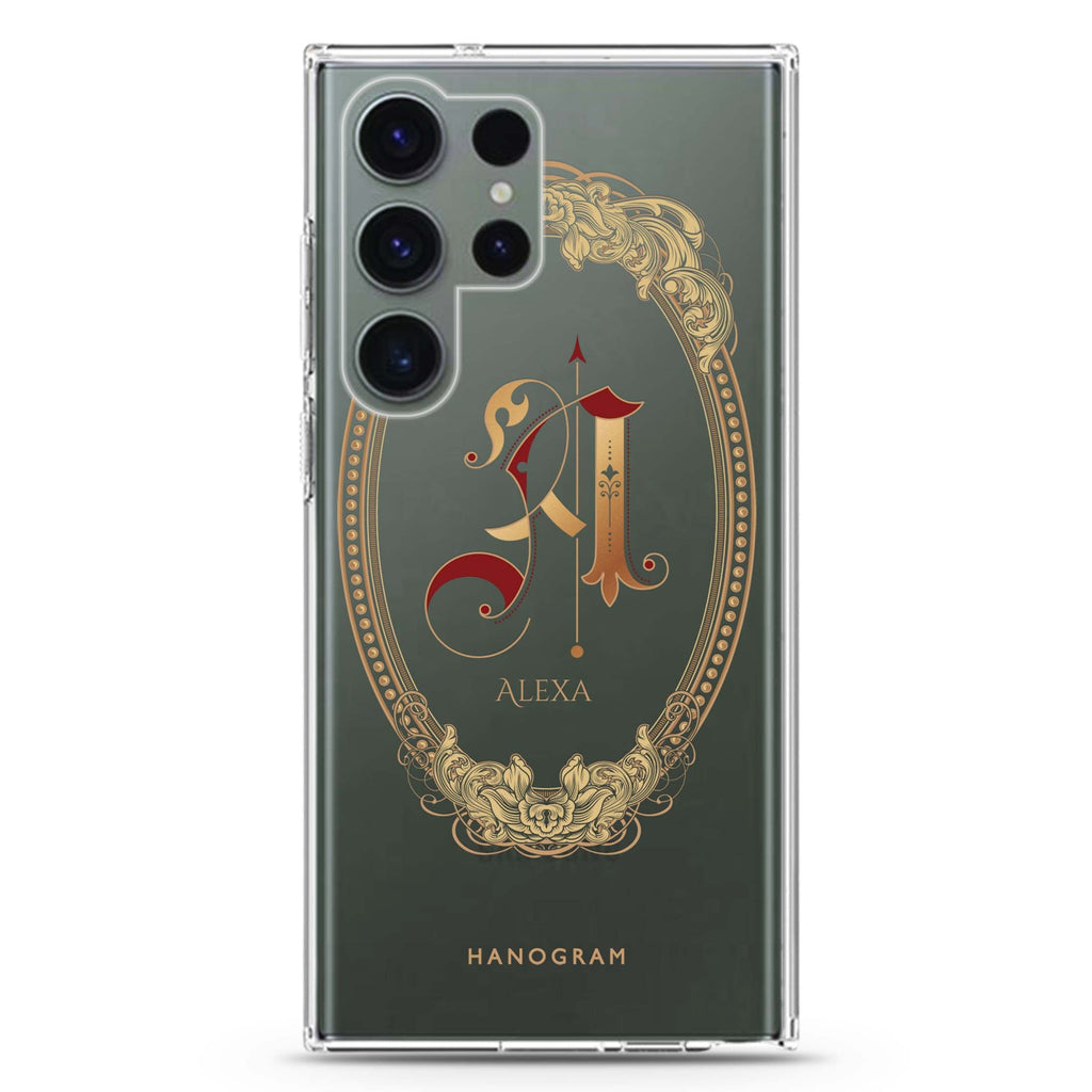 Gothic Ornamental Samsung Galaxy Ultra 透明保護殼，適用 S26/S25/S24/S23 Ultra，圖1