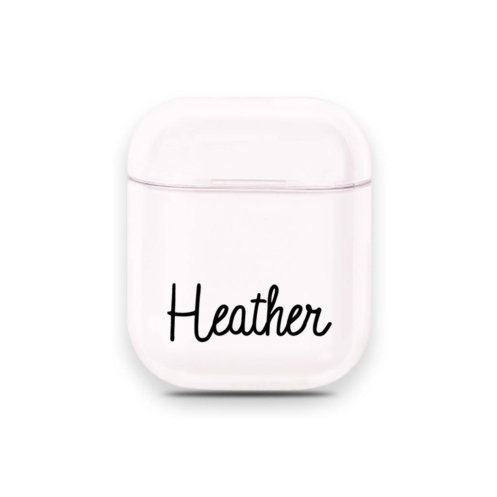 Personalized Name V Airpods 透明保護殻